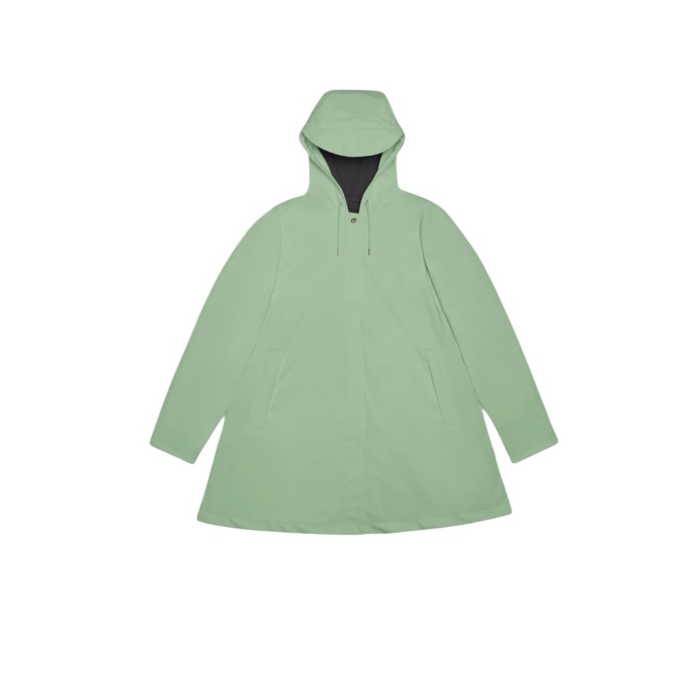 NWT Rains x Free People A-Line Jacket Waterproof Rain Coat Lightweight - Picture 2 of 6